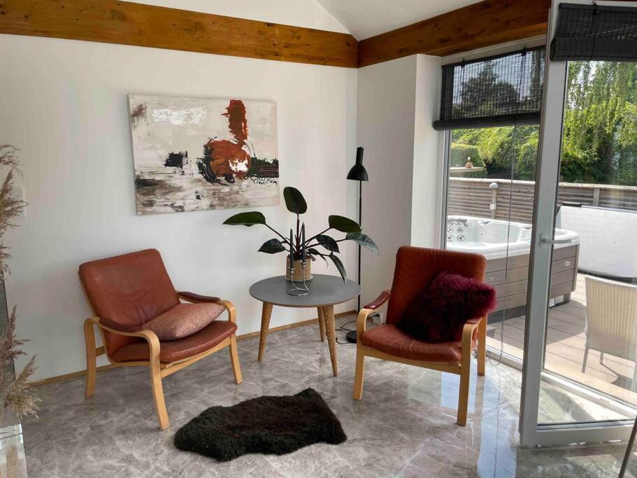 Luksus Hus I 1St Raekke, All-Incl Top Komfort Med Spa Og Skov Stroby Exterior foto